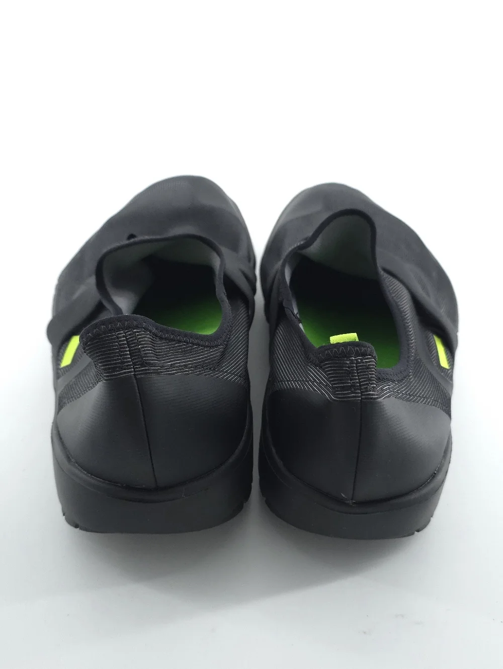 OOFOS Mens Black OOmg Low Mesh Walking Slip-On Shoes Size US 12 EU 45